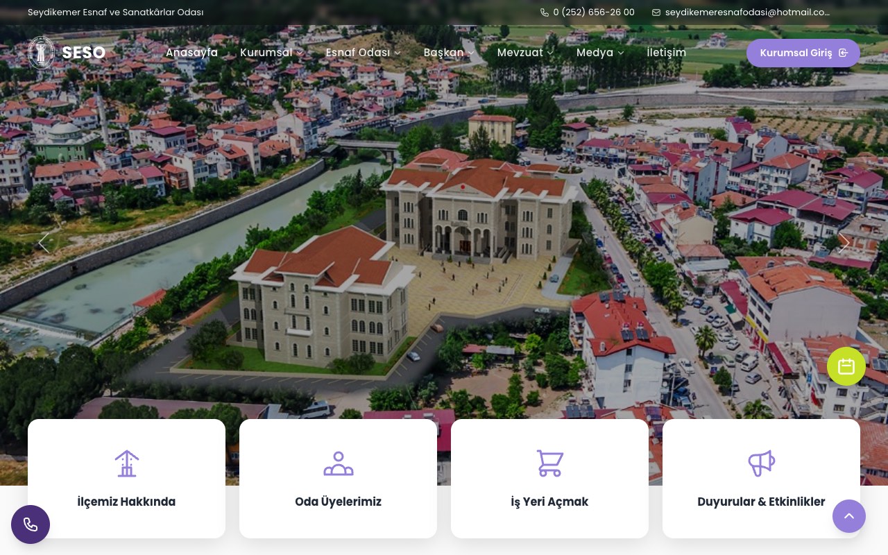 Anteprima del sito Seydikemer Esnaf Odası